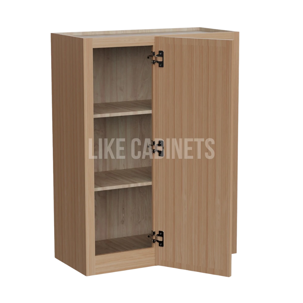 Slim White Oak 36'' H Wall Blind Corner Cabinet