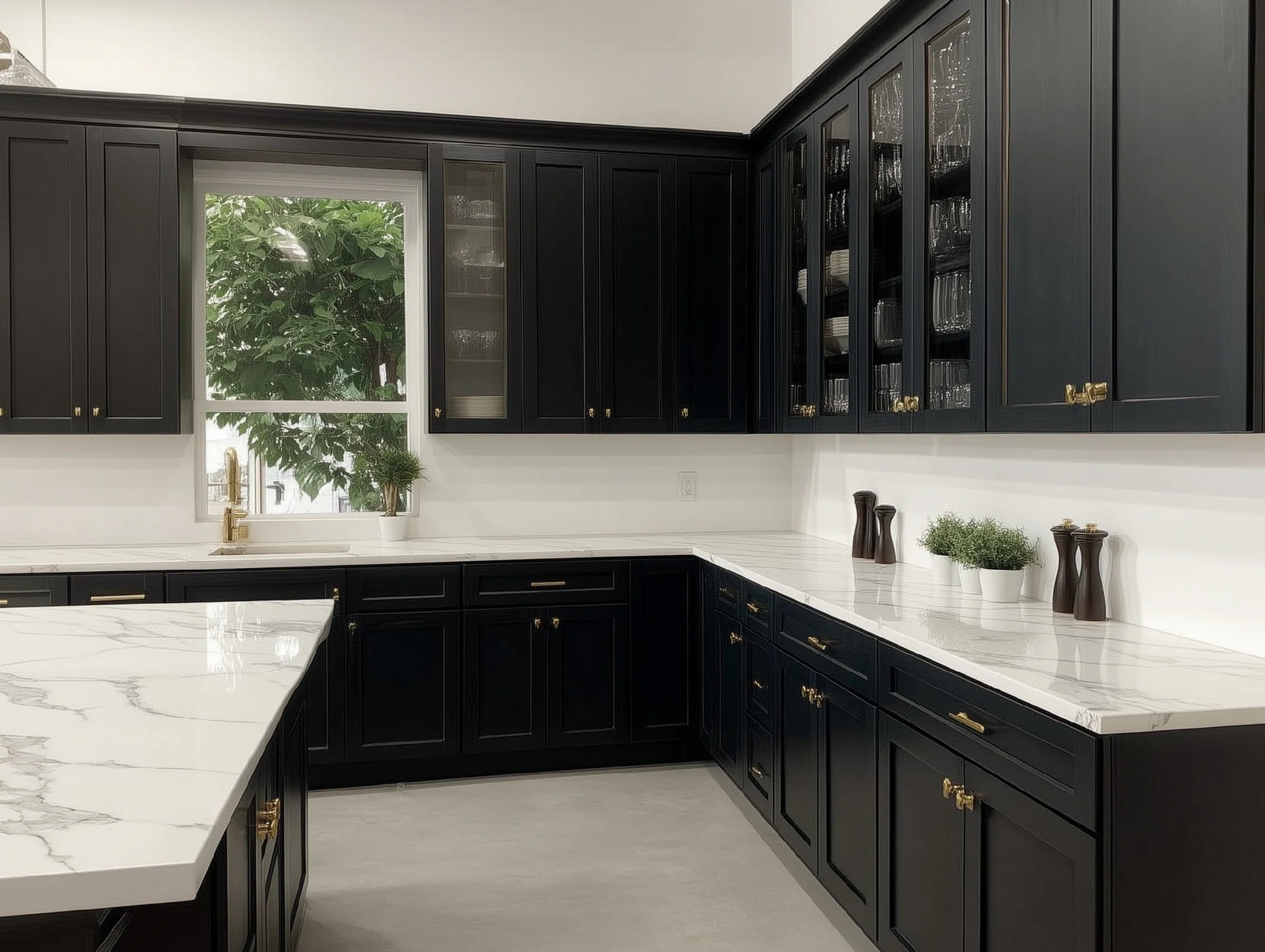 Smokey Ash Shaker Tall Decorative Door Panel