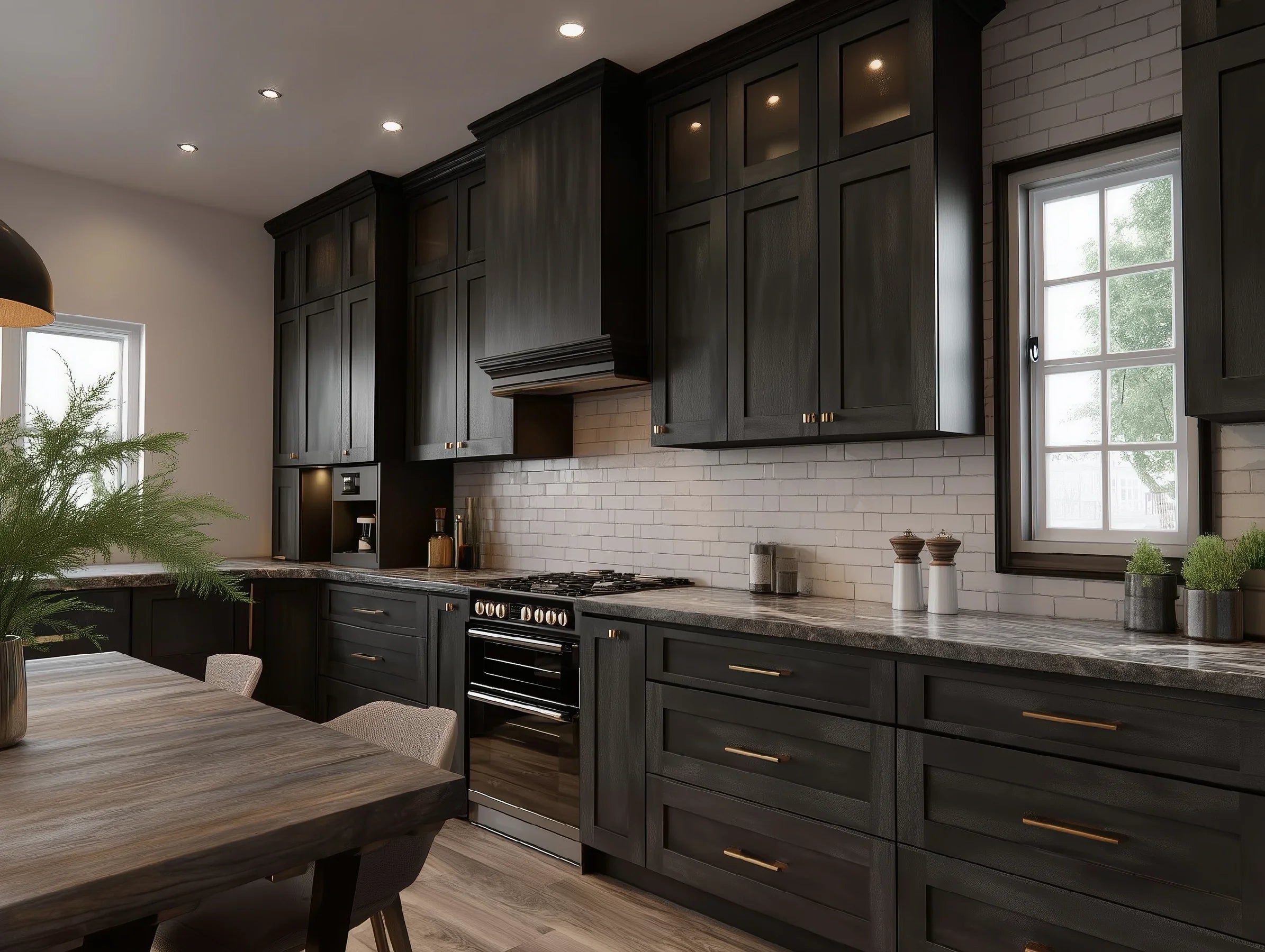 Smokey Ash Shaker Tall Decorative Door Panel