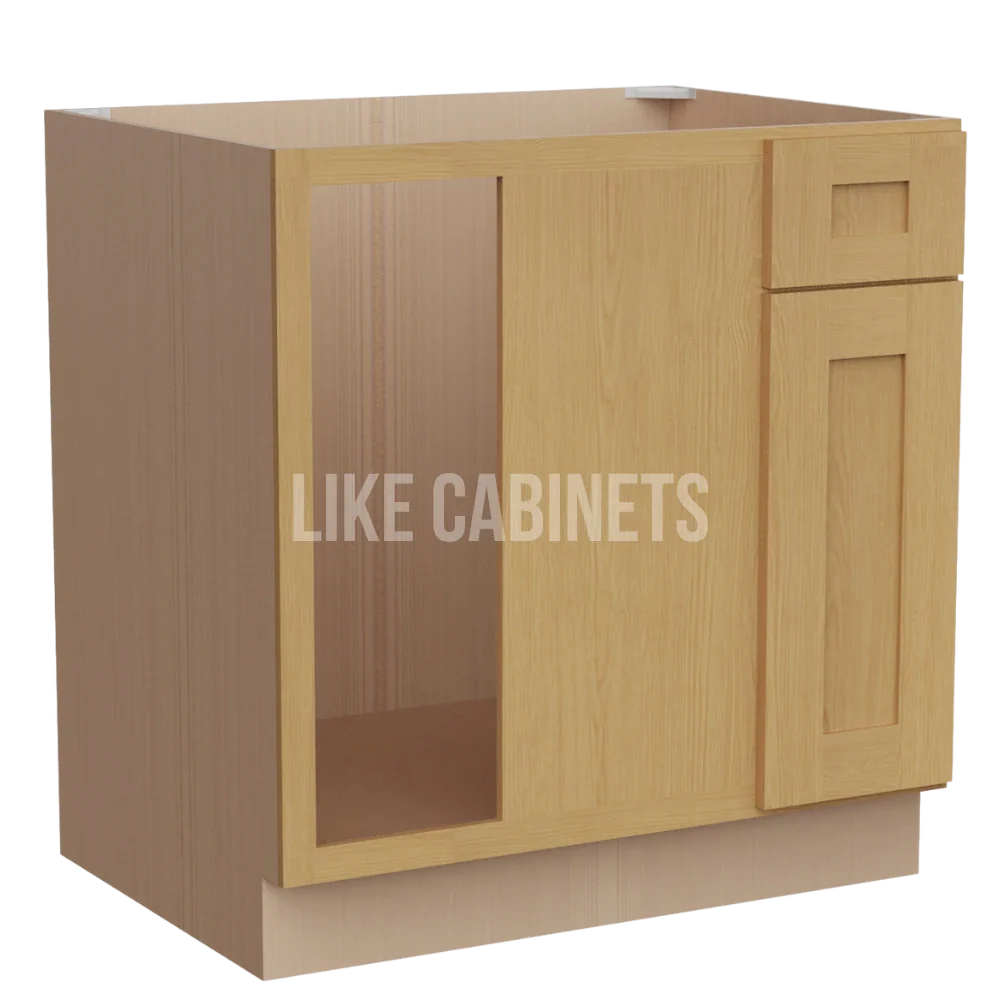 Treasure Chest Shaker Blind Corner Base Cabinet (L/R interchangeable)