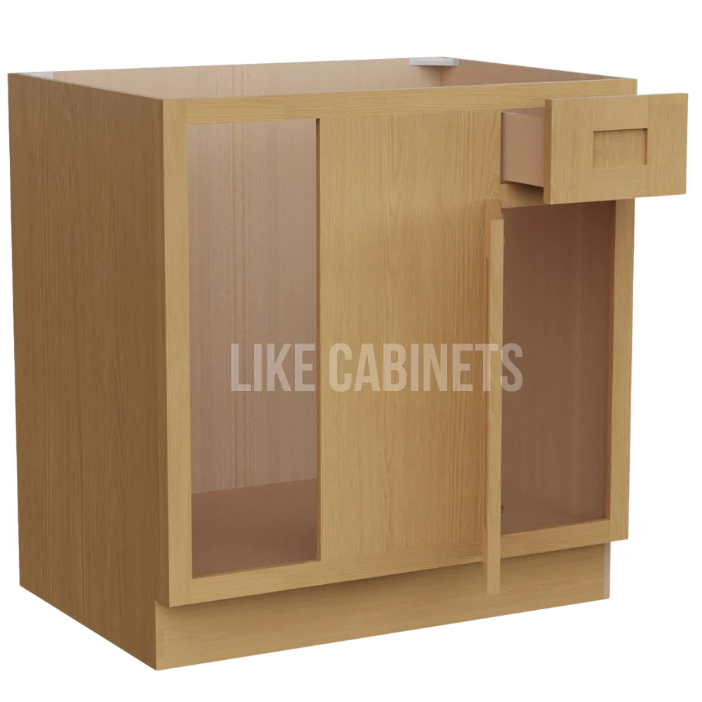 Treasure Chest Shaker Blind Corner Base Cabinet (L/R interchangeable)