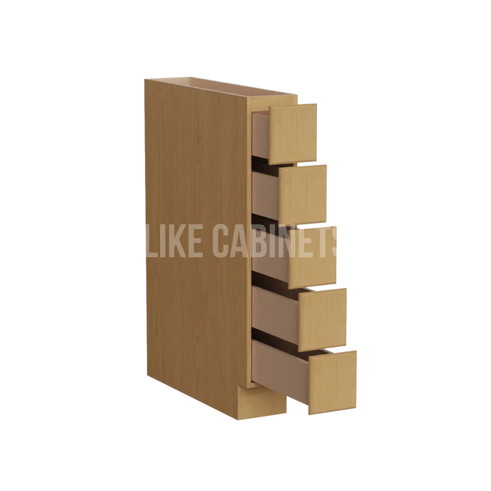 Treasure Chest Base Spice Cabinet with 5 Drawers