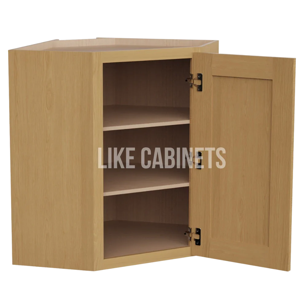 Treasure Chest Shaker 24'' W Diagonal Corner Wall Cabinet