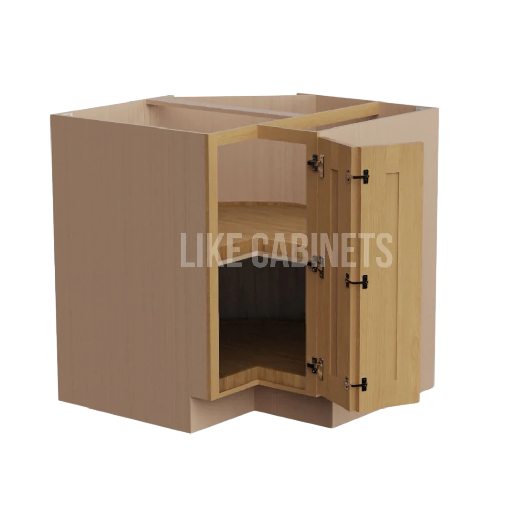 Treasure Chest Shaker Lazy Susan Base Cabinet