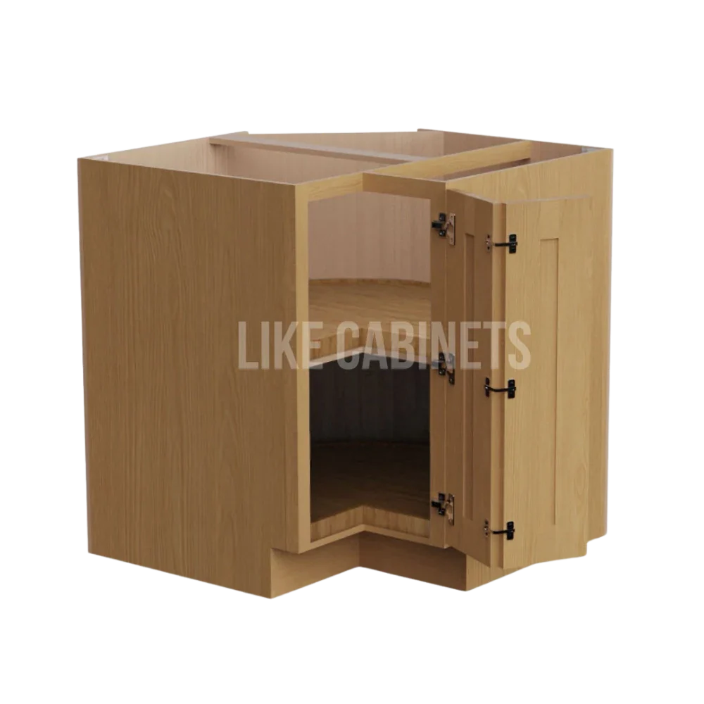 Treasure Chest Shaker Lazy Susan Base Cabinet