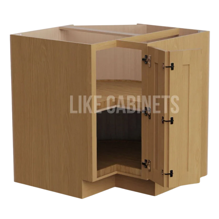 Treasure Chest Shaker Lazy Susan Base Cabinet