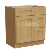 Treasure Chest Shaker 30'' W Vanity Combo with Drawers