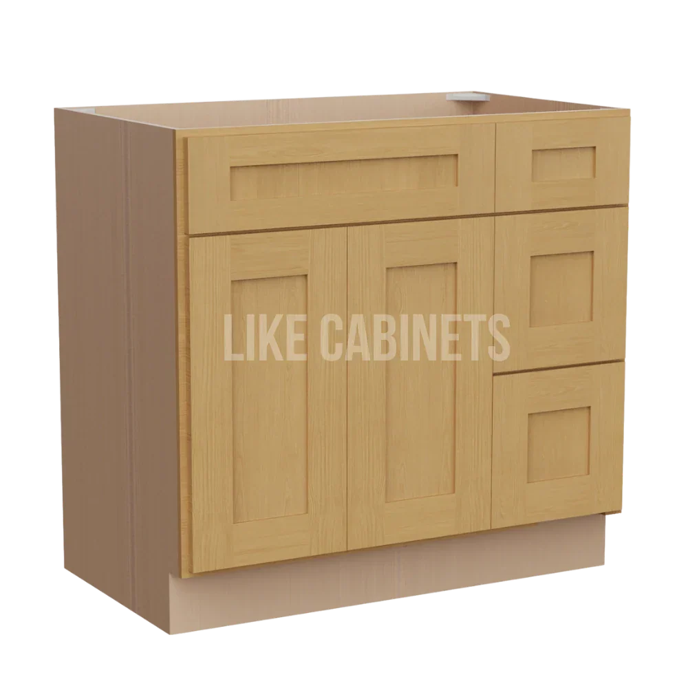 Treasure Chest Shaker 33'' W Vanity Combo with Drawers