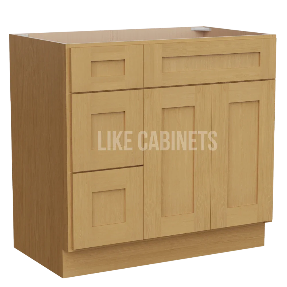 Treasure Chest Shaker 33'' W Vanity Combo with Drawers