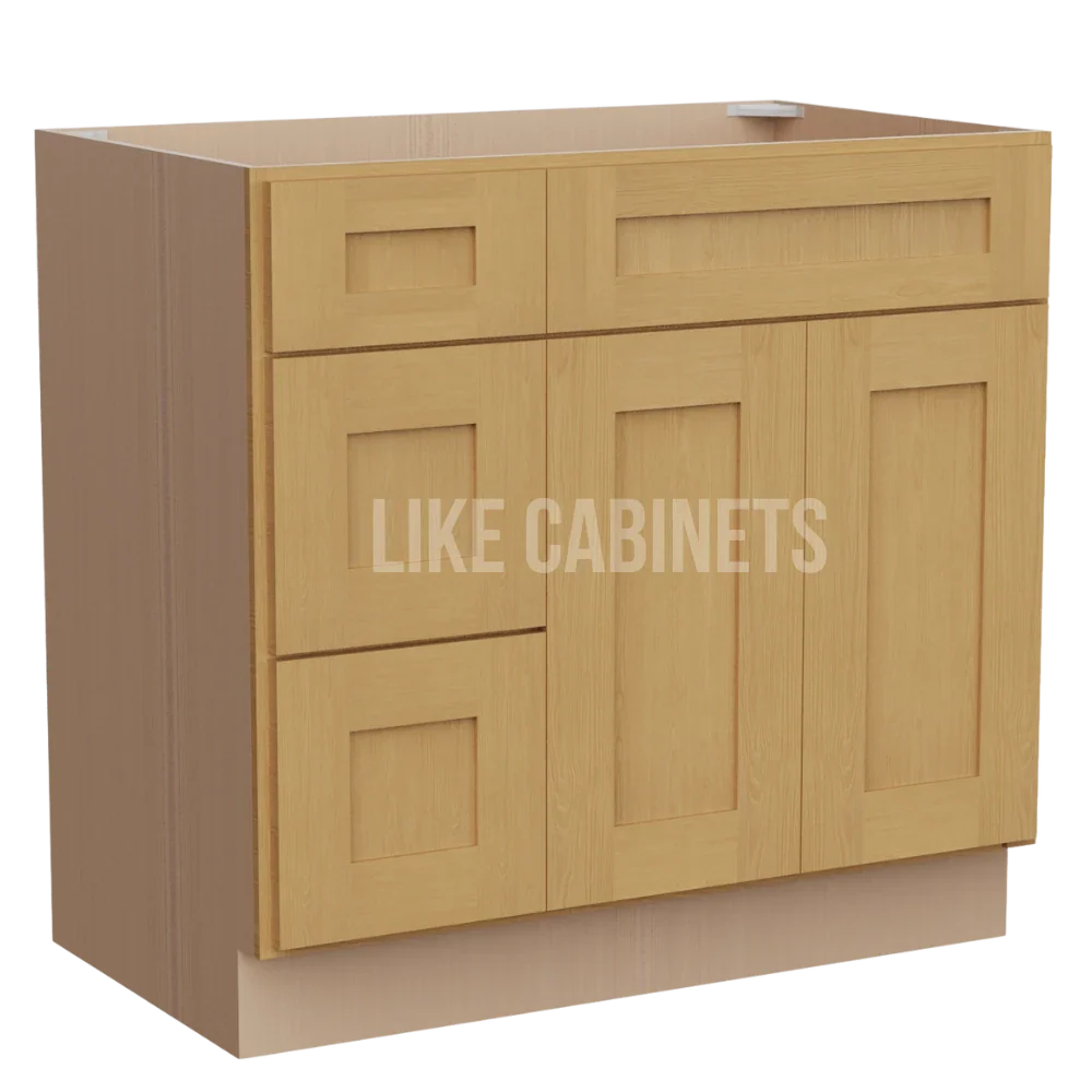 Treasure Chest Shaker 33'' W Vanity Combo with Drawers