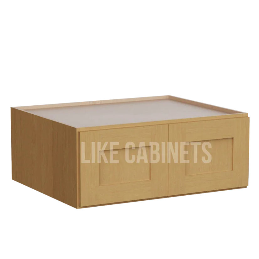 Treasure Chest Shaker Refrigerator Wall Cabinet 30''W 24''D 15''H