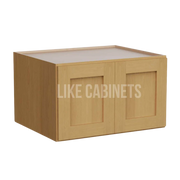 Treasure Chest Shaker Refrigerator Wall Cabinet 30''W 24''D 18''H