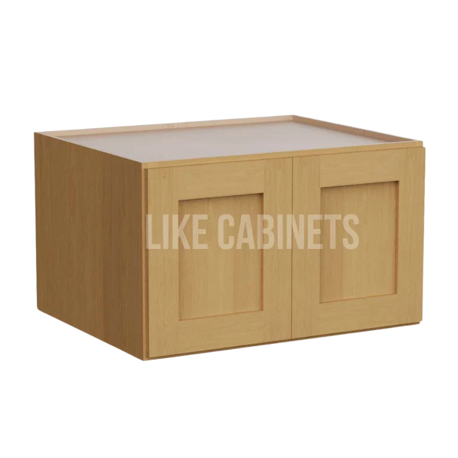 Treasure Chest Shaker Refrigerator Wall Cabinet 30''W 24''D 18''H