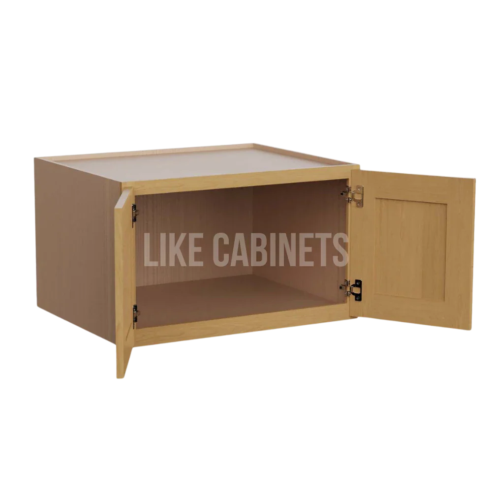 Treasure Chest Shaker Refrigerator Wall Cabinet 30''W 24''D 18''H