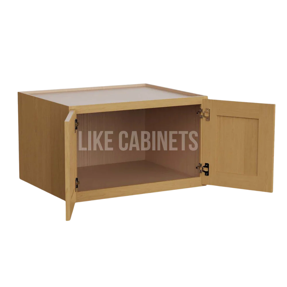 Treasure Chest Shaker Refrigerator Wall Cabinet 30''W 24''D 18''H