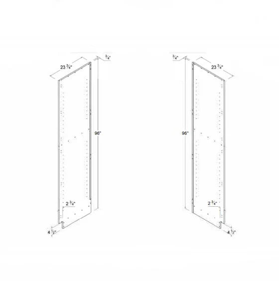 High Gloss White Tall Skin Veneer Panel