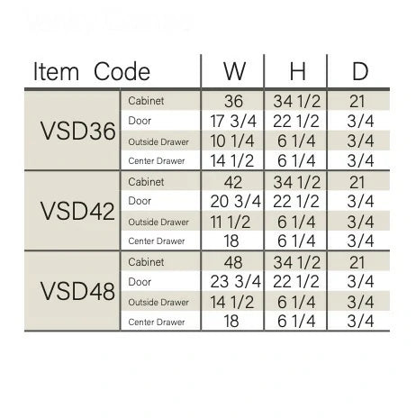 Charleston White Raised Panel Vanity Combo Cabinet