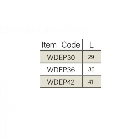 Double Smokey Gray Wall Decorative Door Panel