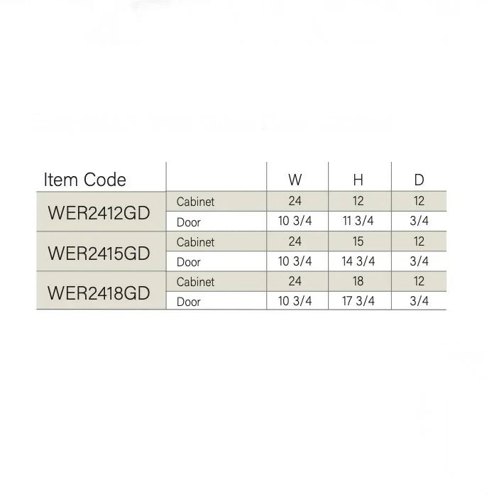 Slim Dove White Easy Reach Wall Cabinet with Glass Door