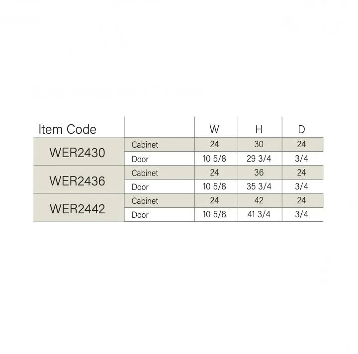 Dove White Slim Shaker Easy Reach Wall Cabinet